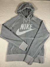 Nike Hoodie Heather Grey Men  s Medium 100 Cotton