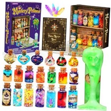 Mystery Potion Craft Kit for Kids, Mix 20 Magic Wizard Potion, Creative