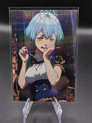 Grey Black Clover Holographic Anime Collectible Trading Card