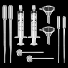 2 Set Perfume Refill Tool Kit, Plastic Syringe Extractor for White
