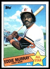 Eddie Murray 1985 Topps #701 Orioles MLB READ FREE SHIPPING AutographDen