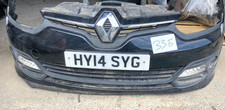 RENAULT MEGANE 2014 TOMTOM VVT FACELIFT BLACK FRONT BUMPER BADGE GRILLE FOGLAMP