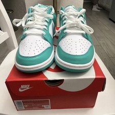 Nike Dunk Mens Sz 8.5 DV0833-101 White Teal L...
