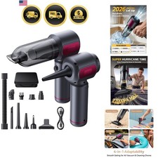 Car Vacuum Cleaner High Power, 22000Pa Vacuum Cleaner 110000RPM Air Duster,...