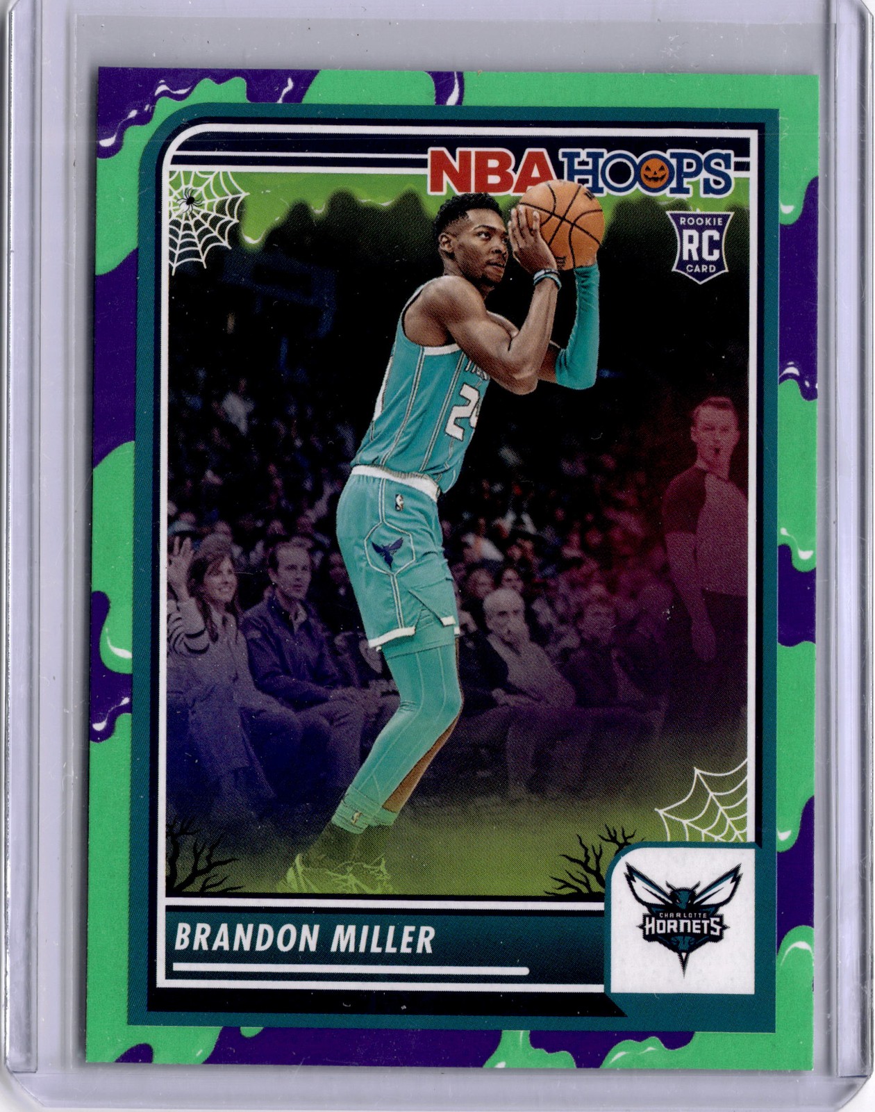 2023-24 Hoops Haunted Hoops #245 Brandon Miller Slime