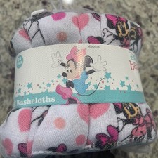 New Disney Baby 24 Pack Minnie Mouse Wash Cloths