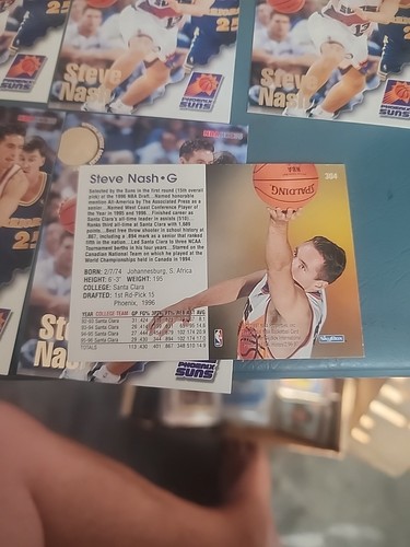 9 Steve Nash NBA Hoops #304 Rookie - Picture 11 of 11