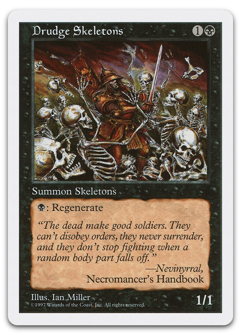 Drudge Skeletons (NM) Fifth Edition 5ED Magic MTG