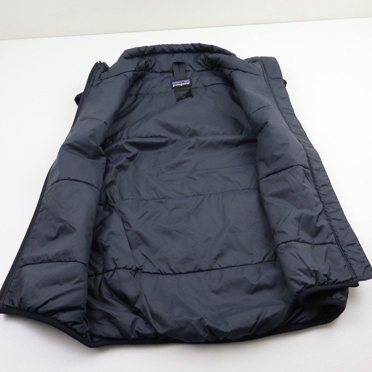 Patagonia Vintage Puffball Vest Men XS Black Mars Military