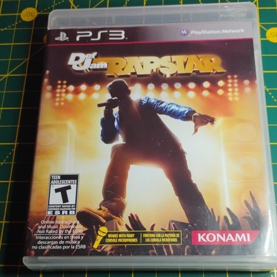 Konami Def Jam Rapstar (PS3, NTSC-U/C, 2010) T Music/Rhythm, Box Only And Manual