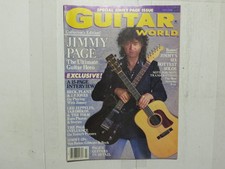 GUITAR WORLD MAGAZINE JULY 1986 JIMMY PAGE K8