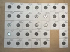1943 P D S & Errors STEEL LINCOLN WHEAT PENNY LOT of 33 VF AU Beautiful Coins