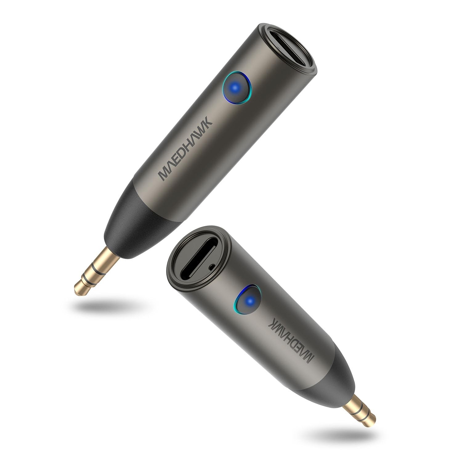 5.3 Car Bluetooth Aux Adapter 3.5mm Wireless Audio Receiver for Car Built-in ...