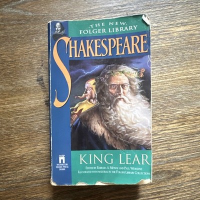 Washington Square Press King Lear by William Shakespeare Illustrated Paperback