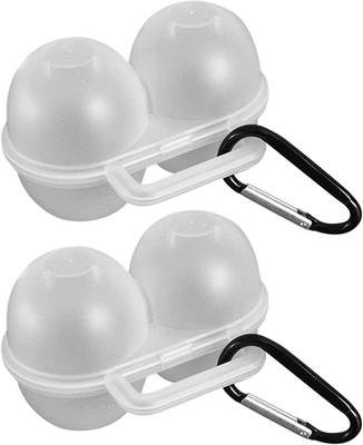 2PCS Portable Egg Holder Case Shockproof Storage Container for Camping