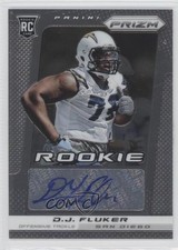 2013 Panini Prizm Auto DJ Fluker #285 Auto 0f8