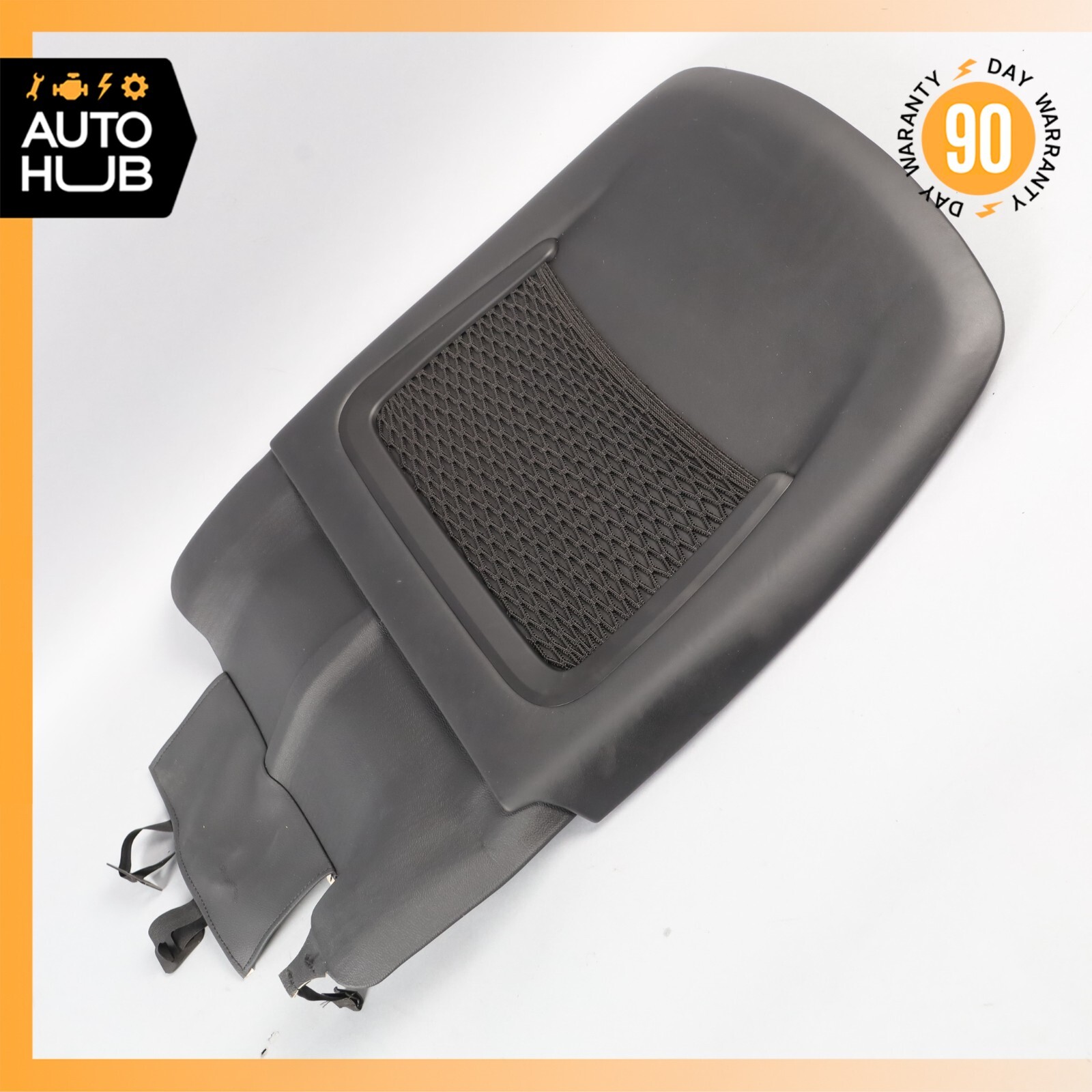 14-22 Maserati Ghibli M157 Front Right Side Seat Back Cover Black OEM