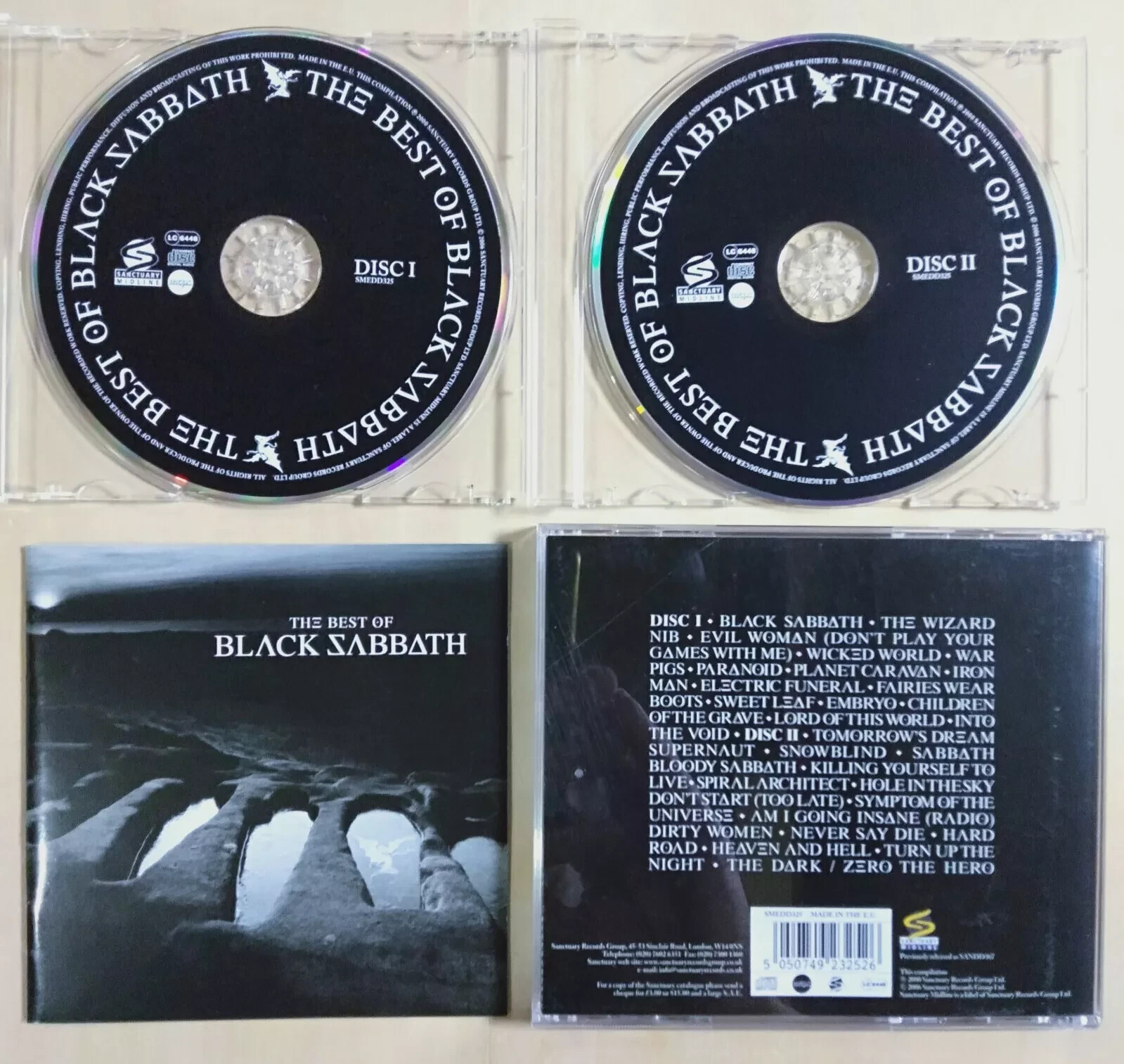 (2CD) BLACK SABBATH - The Best Of Black Sabbath - 2006 EU IMPORT ~ OZZY OSBOURNE