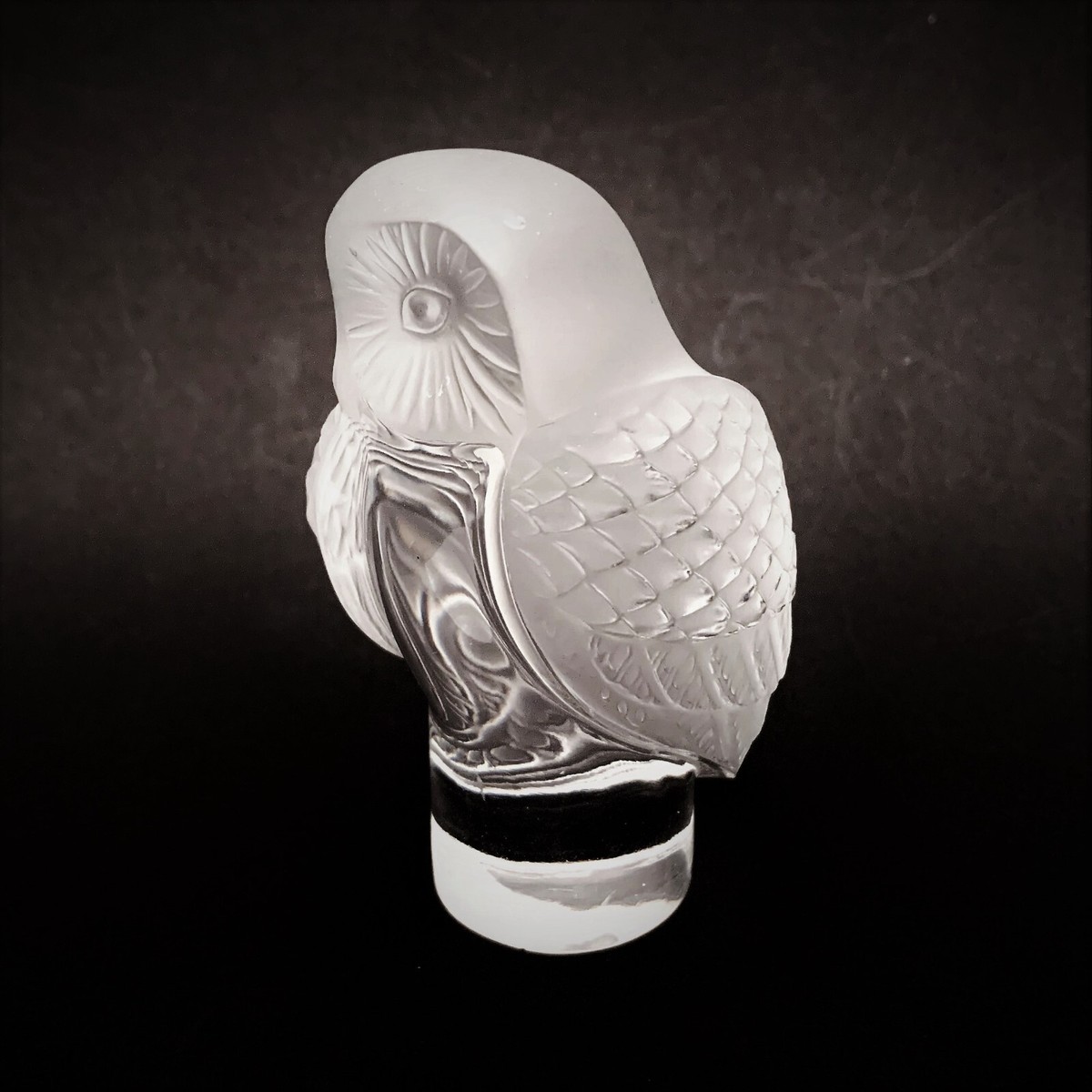 Lalique France 'Chouette' Owl Paperweight | eBay