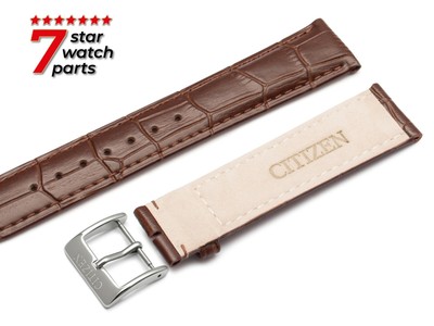 For Citizen Watch Brown Leather Strap Band Buckle Clasp Avion Brycen Eco Drive - Citizen Watch Leather Band With Clasp For Citizen Watch Brown Leather Strap Band Buckle Clasp Avion Brycen Eco Drive - Citizen Watch Leather Band With Clasp