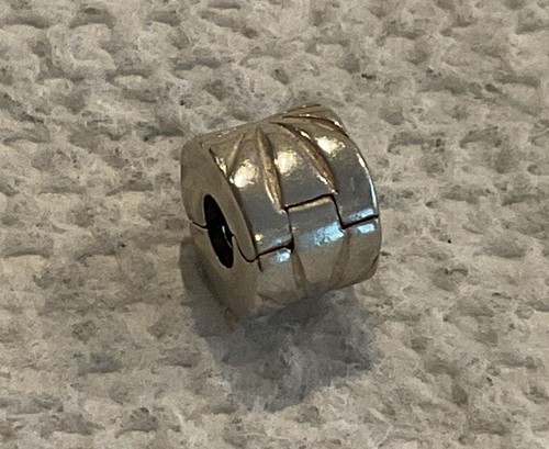 PANDORA 925 ALE STERLING SILVER SUNBURST STOP SNAP BEAD BRACELET CHARM - Picture 5 of 10