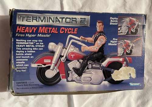 1992 Kenner Terminator 2 Judgement Day Heavy Metal Cycle  Opened But New In Bags - Picture 2 of 3