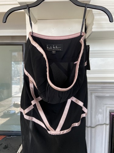 Nicole Miller Collection 100% Silk Long Dress BPO138 Size 4 NWT $385 MSRP - Picture 2 of 9