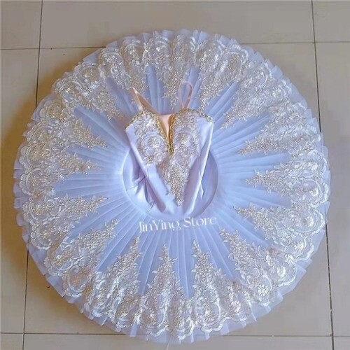 Adult Kids Classic Ballet Tutu Girls Swan Lake Pancake Tutu Ballerina Party - Bild 38 von 48