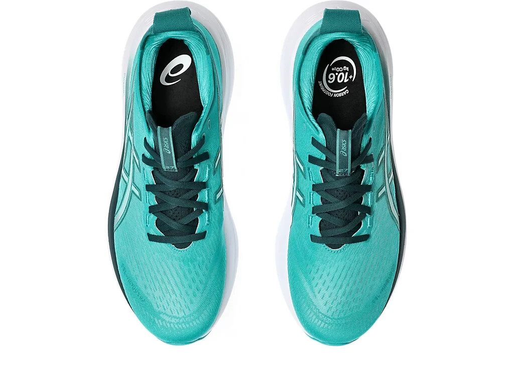 ASICS Men's Running Shoes GEL-NIMBUS 27 Wave Teal/Saxon