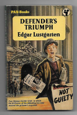 DEFENDER'S TRIUMPH Edgar Lustgarten 1st P 1957 U.K. Pan-Books 415 Four Murders! DEFENDER'S TRIUMPH Edgar Lustgarten 1st P 1957 U.K. Pan-Books 415 Four Murders!