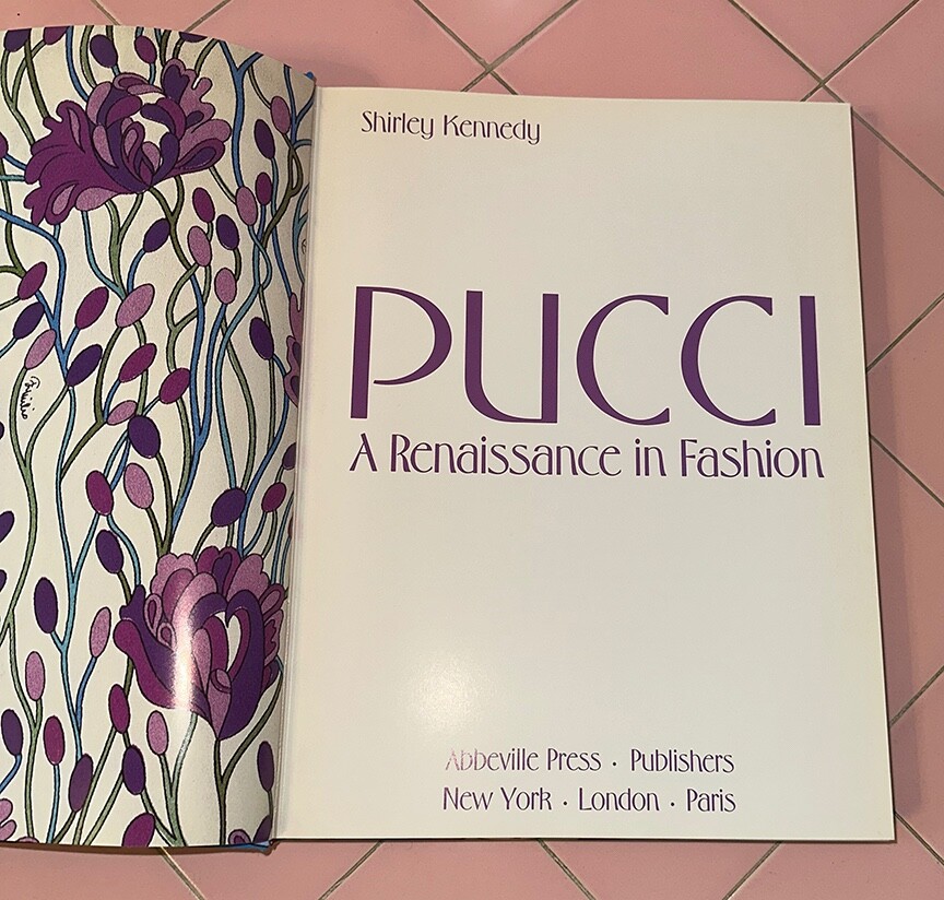 1991 Pucci A Renaissance In Fashion Shirley Kennedy Emilio