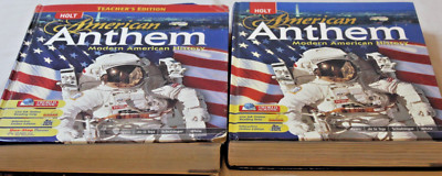 Holt American Anthem Modern American History Teacher &amp; Student Edition Set | eBay