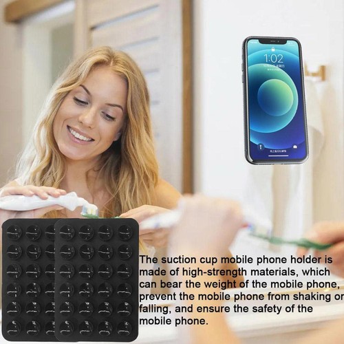 NEW Silicone Suction Phone Case Adhesive Mount Hands-Free Mobile Accessories- - Zdjęcie 8 z 16