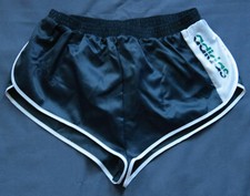 NEUF ADIDAS SHORTS Glanz Sprinter Nylon Shiny D6 Racer Retro Vintage Silky 80s
