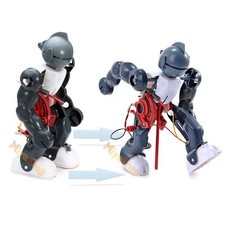 Electric Tumbling Robot Dacing Model 3-Mode Assembly Kid Gift Creative Toy DIY