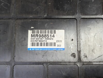 03 Mitsubishi Eclipse GT ECU computer immobilizer 3.0 V6 liter