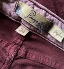 PAIGE DENIM Women’s Burgundy Red Skyline Soft Stretch skinny Jeans Size 24 — photo 7