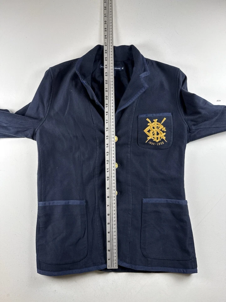 De colección. Blazer Ralph Lauren Sport Etiqueta Azul Para Mujer Yate Náutico Azul Marino Talla 14 Foto 4 de 4