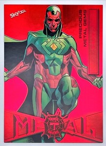 2022 Marvel Metal Universe Spider-Man PMG Red Vision #94 028/100