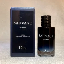 Dior Sauvage Eau Forte Parfum (Alcohol-Free) MINI Splash Dabber .34oz, 10ml NIB