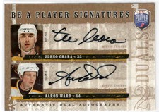 06/07 BE A PLAYER BAP HOCKEY SIGNATURES DUALS AUTO CARDS (D-XX) U-Pick From List