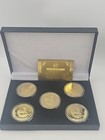 5x Coins 1978, 1974, 2013, 20, 67 1oz 24K Krugerrand Gold South Africa In Case