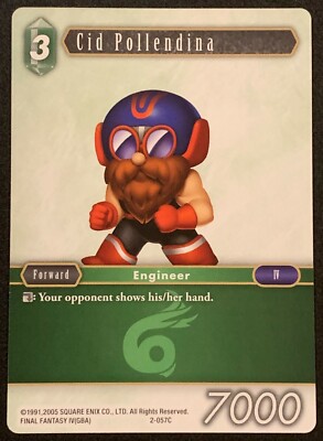 Cid Pollendina | 2-057C | Common | Wind | Forward | Opus II | Final Fantasy TCG
