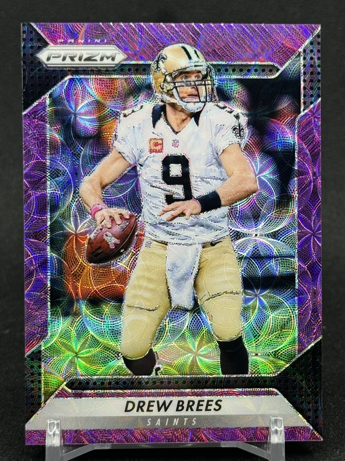 2016 Panini Prizm Drew Brees #111 Purple Scope Prizm /99 Rare