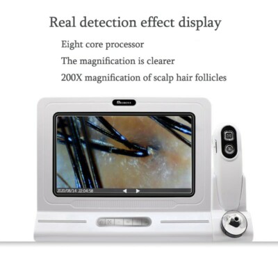 11 Inch LCD Screen Hd Scalp Analyser Scanner Hair Follicle Hair Skin Detector US