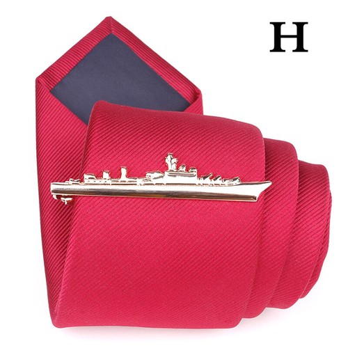 Men's Metal Tie Clip Holder Clasp Necktie Bar Pin Fashion Wedding Charm Jewelry - Picture 10 of 22