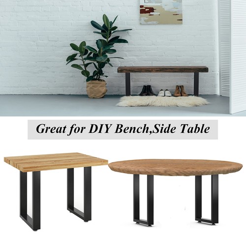 16” Bench Legs,Metal Table Legs Heavy Duty Furniture Legs 16",Coffee Table Legs - Picture 8 of 9