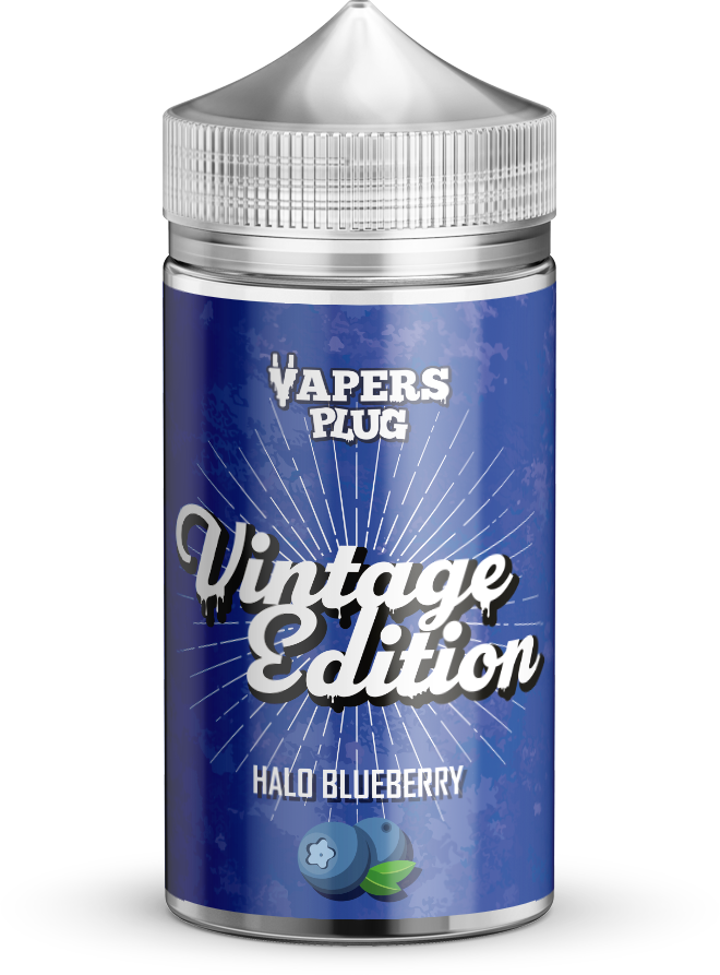 Halo Blueberry Vintage Edition E liquid Eliquid Vape Juice Ecig Flavour  200ml