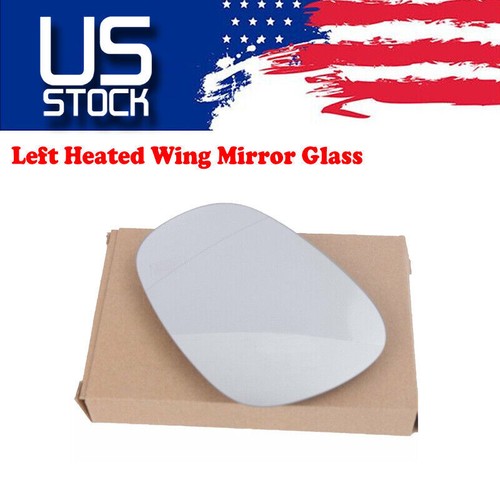 US Driver Side Mirror Glass Heated For BMW E81 E90 E91 E92 325i 328i 335i 09-11 - Picture 1 of 9