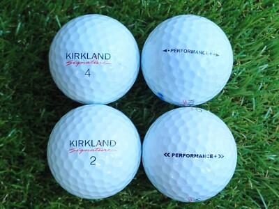 40 x KIRKLAND PERFORMANCE+ WEISS/GELB KLASSE B GOLFBÄLLE PORTOFREI